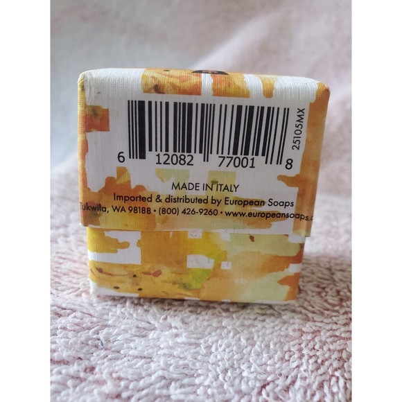 Via Mercato Italy No. 6 Orange Blossom & Cedarwood Shea Butter‎ Bar Soap 50g - Picture 2 of 4